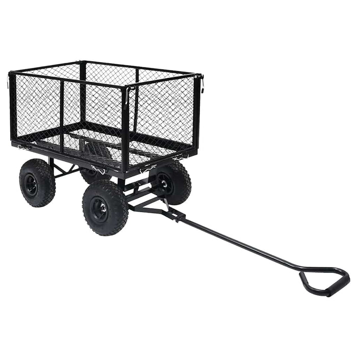 Cărucior manual de grădină, negru, 350 kg - WALTI WALTI