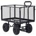 Cărucior manual de grădină, negru, 350 kg - WALTI WALTI