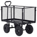 Cărucior manual de grădină, negru, 350 kg - WALTI WALTI