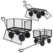 Cărucior manual de grădină, negru, 350 kg - WALTI WALTI
