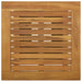 Masă de bar, negru, 60x60x110 cm, poliratan/lemn masiv acacia - WALTI WALTI