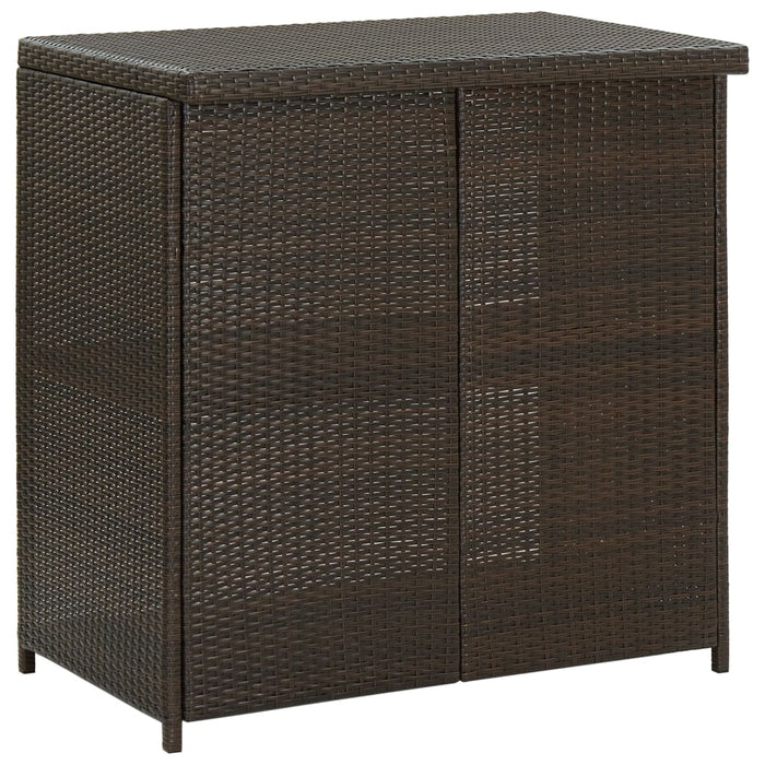 Set de bar, 3 piese, maro, poliratan - WALTI WALTI