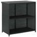 Set mobilier de bar, 3 piese, negru, poliratan - WALTI WALTI