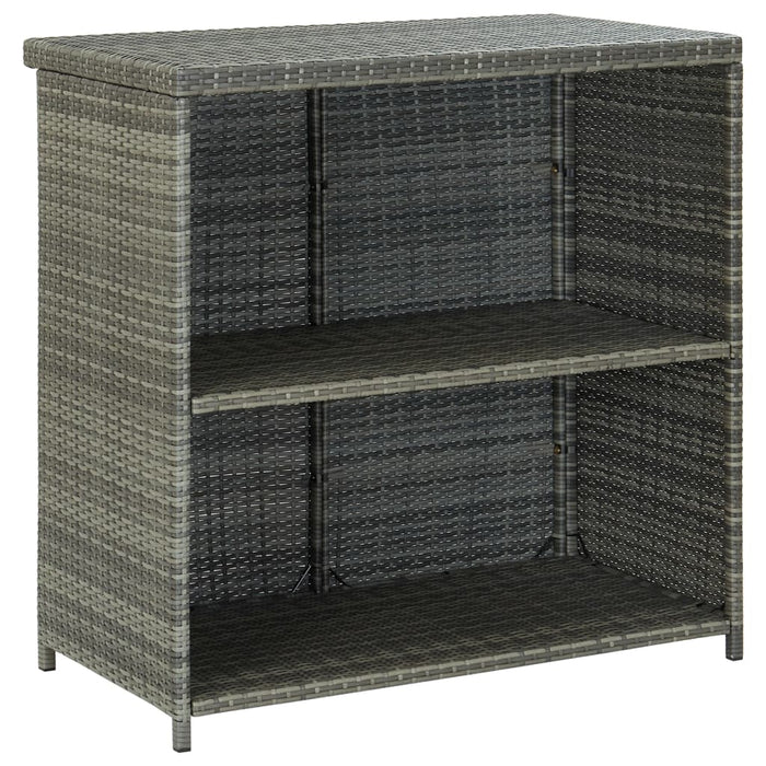 Set mobilier de bar, 3 piese, gri, poliratan - WALTI WALTI