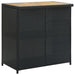 Set mobilier de bar, 3 piese, negru, poliratan - WALTI WALTI