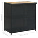 Set mobilier de bar, 3 piese, negru, poliratan - WALTI WALTI