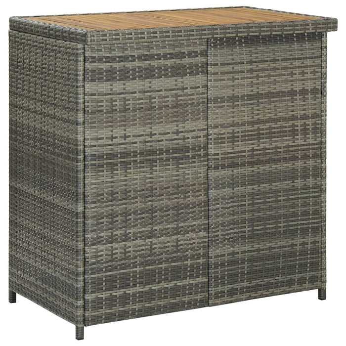 Set de bar, 3 piese, gri, poliratan - WALTI WALTI