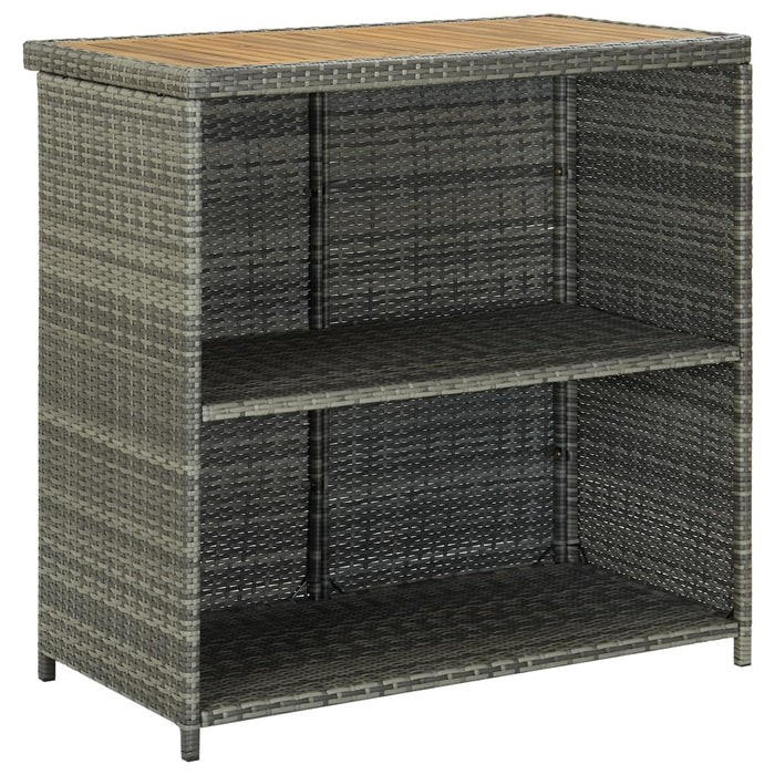 Set de bar, 3 piese, gri, poliratan - WALTI WALTI