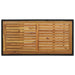 Masă de bar cu raft de depozitare negru 120x60x110 cm poliratan - WALTI WALTI
