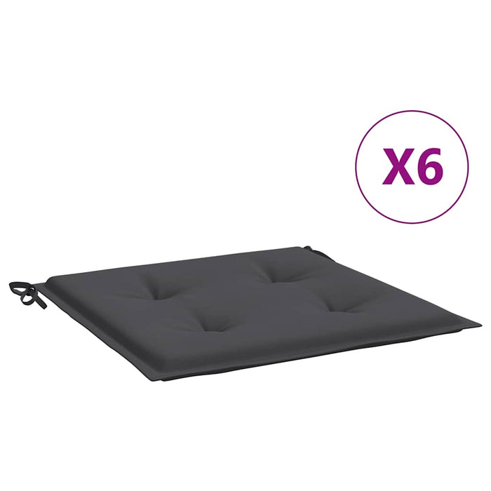 Perne scaune grădină 6 buc. antracit 40x40x4 cm țesătură Oxford WALTI
