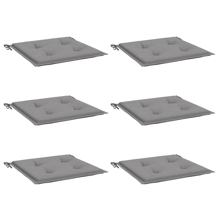 Perne scaune grădină 6 buc. gri 40x40x4 cm țesătură Oxford WALTI