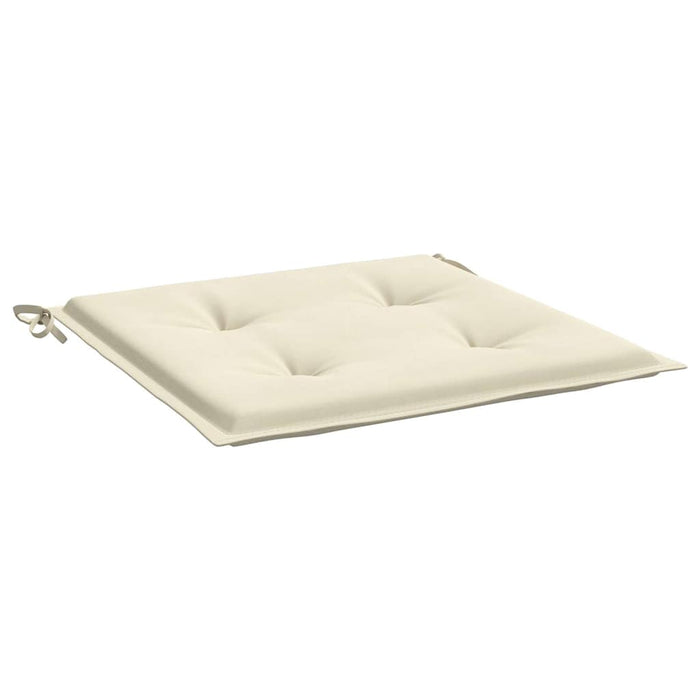 Perne scaune grădină 2 buc. crem 40x40x4 cm țesătură Oxford WALTI