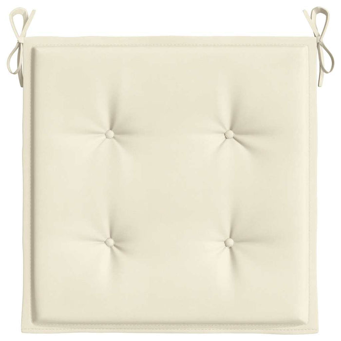 Perne scaune grădină 6 buc. crem 40x40x4 cm țesătură Oxford WALTI