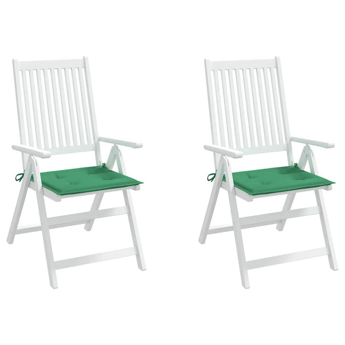 Perne scaune grădină 2 buc. verde 40x40x4 cm țesătură Oxford WALTI