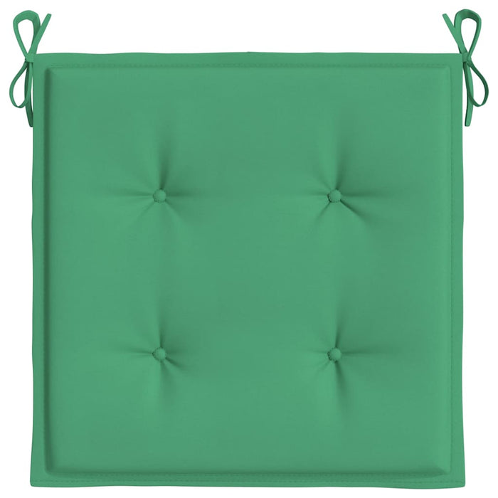 Perne scaune grădină 2 buc. verde 40x40x4 cm țesătură Oxford WALTI