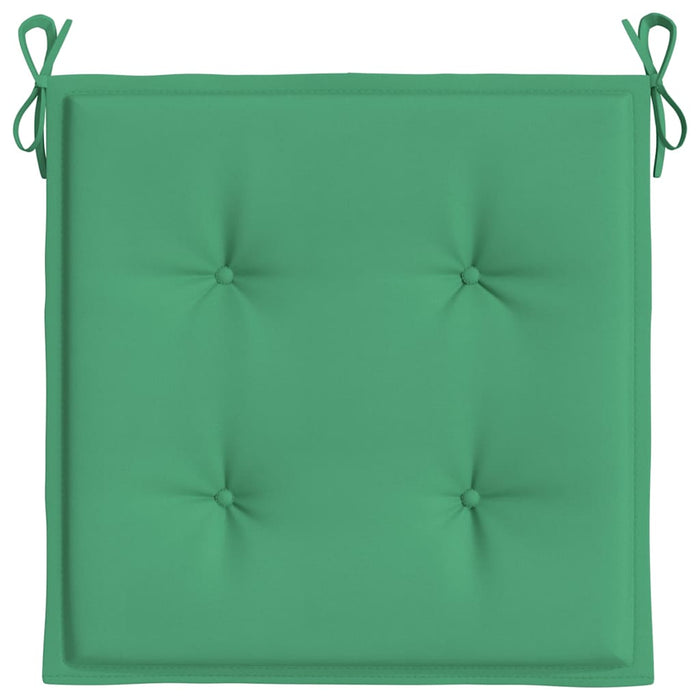 Perne scaune grădină 6 buc. verde 40x40x4 cm țesătură Oxford WALTI