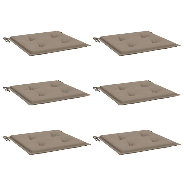 Perne scaune grădină 6 buc. gri taupe 40x40x4cm țesătură Oxford WALTI