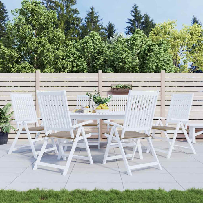 Perne scaune grădină 6 buc. gri taupe 40x40x4cm țesătură Oxford WALTI