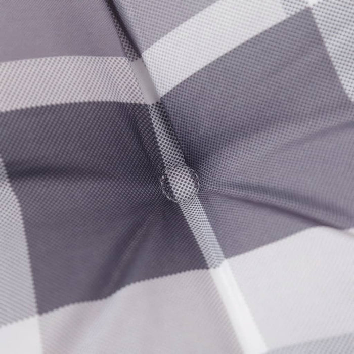 Perne de scaun, carouri gri, 6 buc., 40x40x4 cm, textil Oxford WALTI