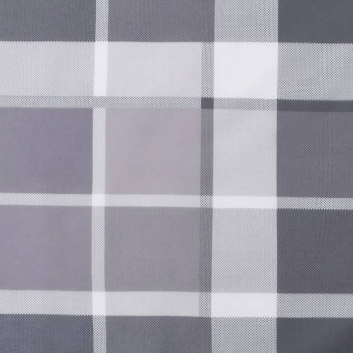 Perne de scaun, carouri gri, 6 buc., 40x40x4 cm, textil Oxford WALTI