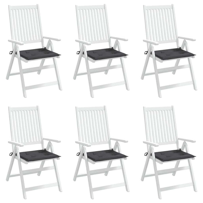 Perne scaune grădină 6 buc. antracit 50x50x4 cm țesătură Oxford WALTI