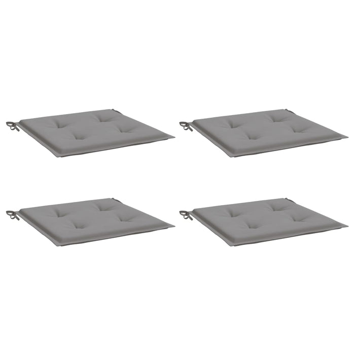 Perne scaune de grădină 4 buc. gri 50x50x4 cm țesătură Oxford WALTI