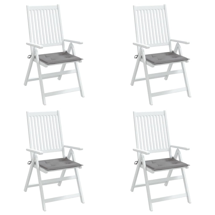 Perne scaune de grădină 4 buc. gri 50x50x4 cm țesătură Oxford WALTI