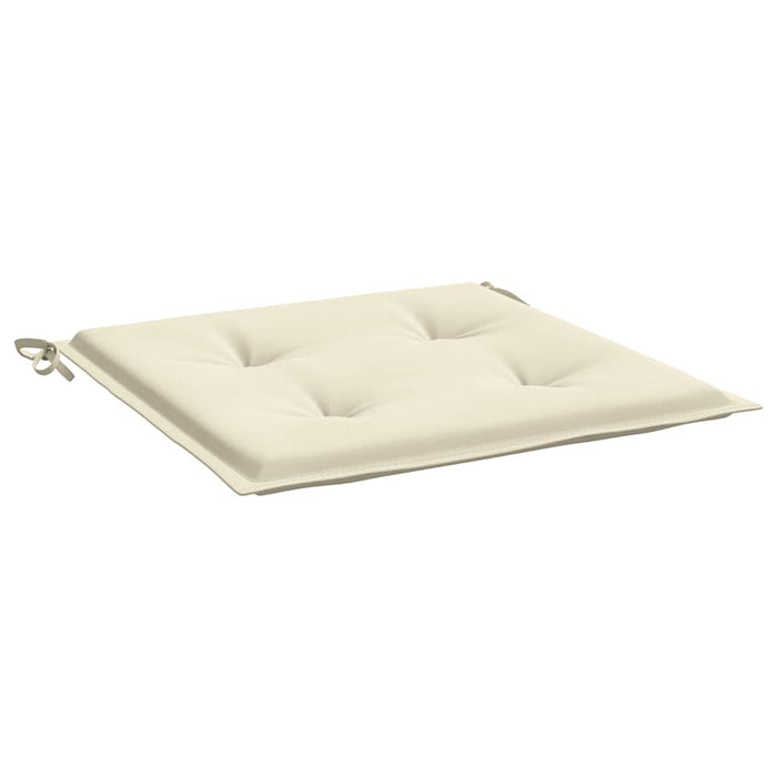 Perne scaune de grădină 6 buc. crem 50x50x2 cm țesătură Oxford WALTI
