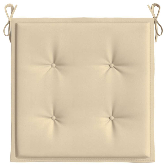 Perne scaune de grădină 6 buc bej 50x50x4 cm țesătură Oxford WALTI