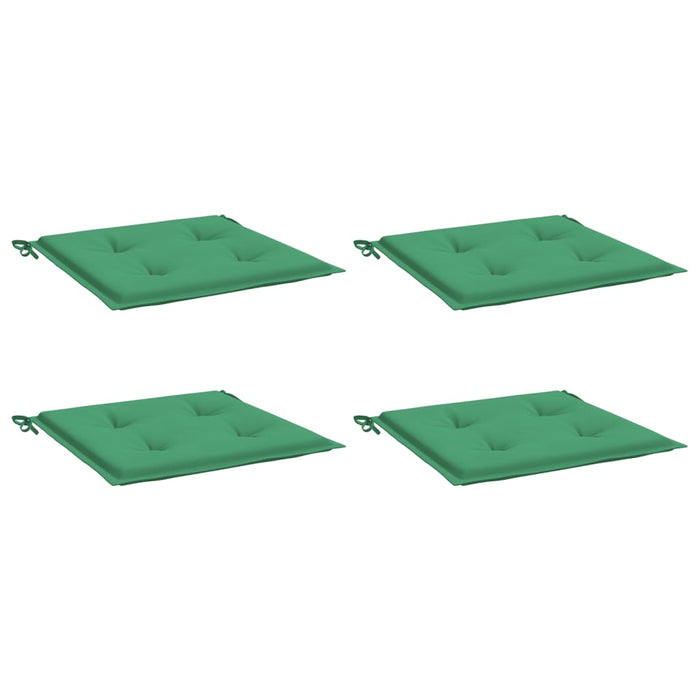 Perne scaune de grădină 4 buc. verde 50x50x4 cm țesătură Oxford WALTI