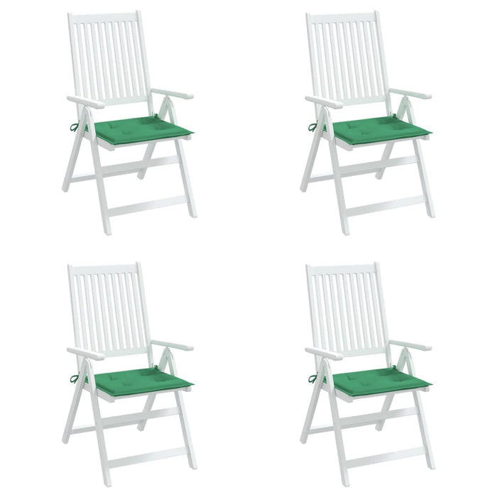 Perne scaune de grădină 4 buc. verde 50x50x4 cm țesătură Oxford WALTI
