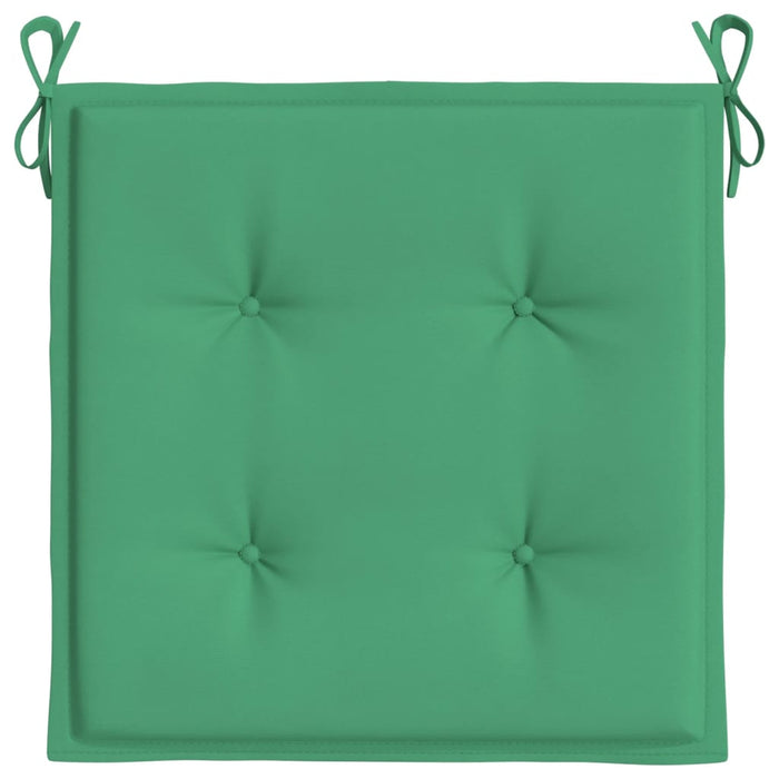 Perne scaune de grădină 4 buc. verde 50x50x4 cm țesătură Oxford WALTI