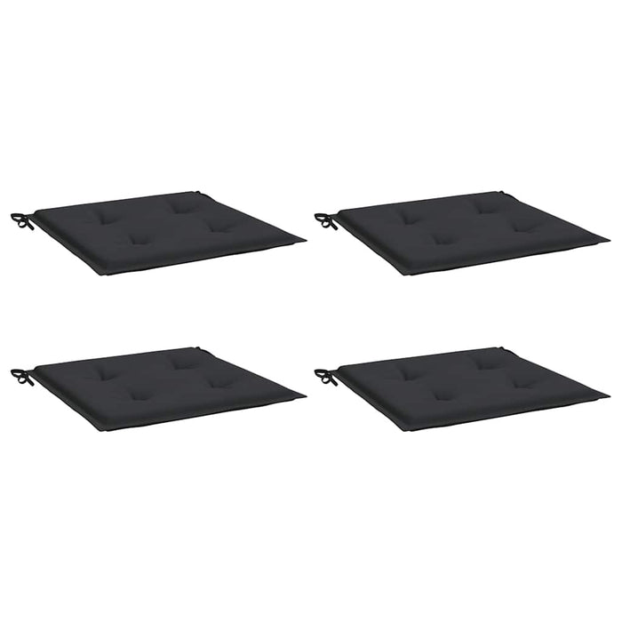 Perne scaune grădină 4 buc. negru 50x50x4 cm țesătură Oxford WALTI
