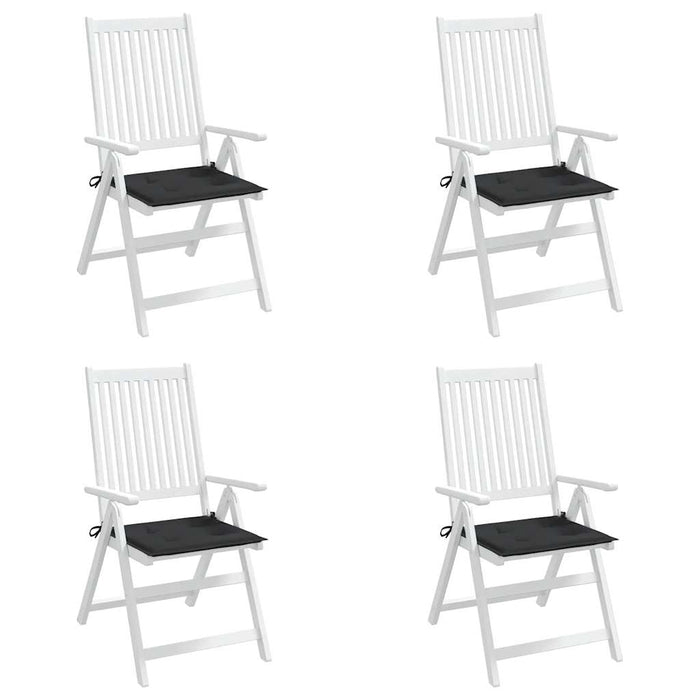 Perne scaune grădină 4 buc. negru 50x50x4 cm țesătură Oxford WALTI