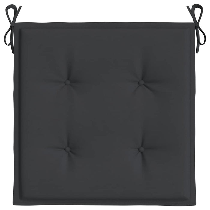 Perne scaune grădină 4 buc. negru 50x50x4 cm țesătură Oxford WALTI