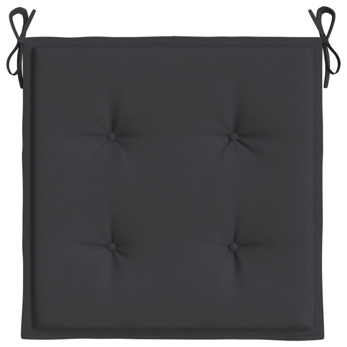 Perne scaune grădină 6 buc. negru 50x50x4 cm țesătură Oxford WALTI
