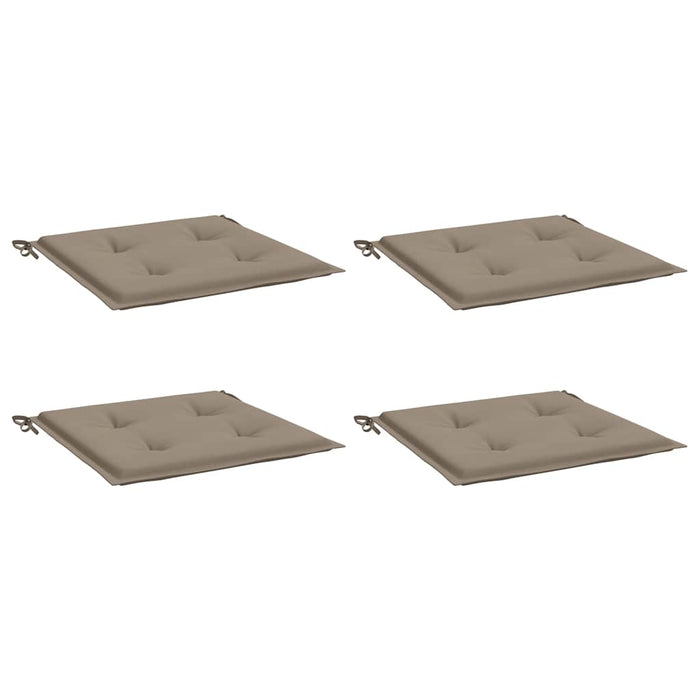 Perne scaune grădină 4 buc. gri taupe 50x50x4cm țesătură Oxford WALTI