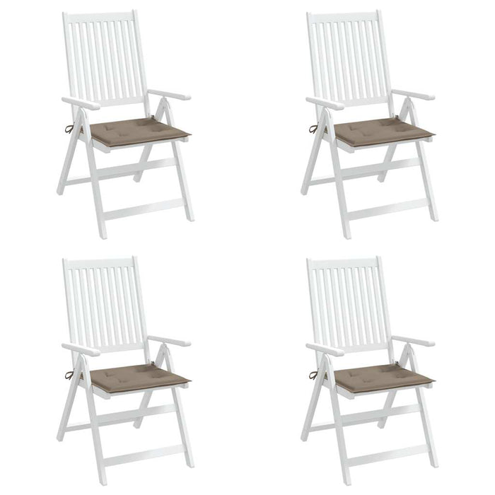 Perne scaune grădină 4 buc. gri taupe 50x50x4cm țesătură Oxford WALTI