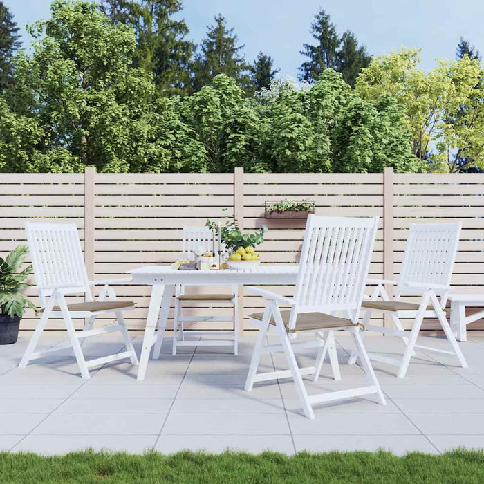 Perne scaune grădină 4 buc. gri taupe 50x50x4cm țesătură Oxford WALTI