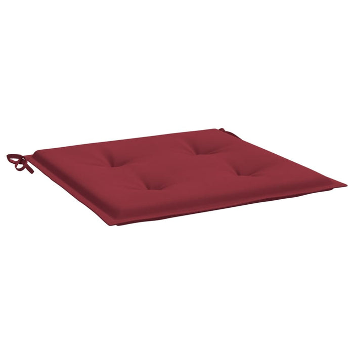 Perne scaune grădină 4 buc. roșu vin 50x50x4 cm țesătură Oxford WALTI