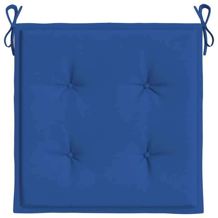Perne scaune grădină 2 buc. albastru 50x50x4 cm țesătură Oxford WALTI