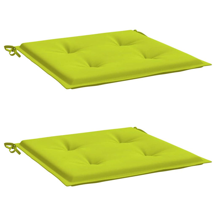 Perne scaune de grădină 2 buc. verde 50x50x4 cm țesătură Oxford WALTI