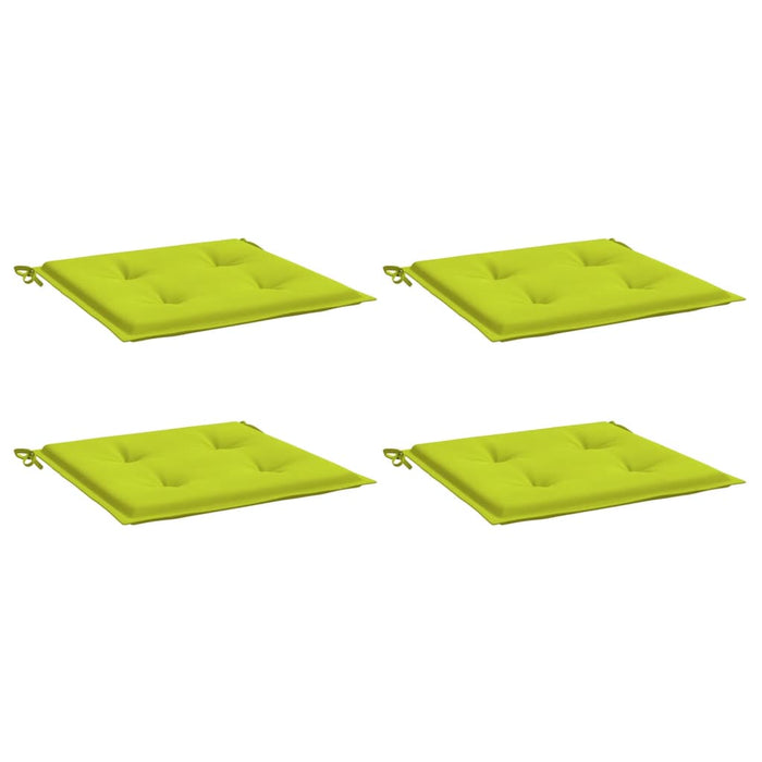 Perne scaune de grădină 4 buc. verde 50x50x4 cm țesătură Oxford - WALTI WALTI