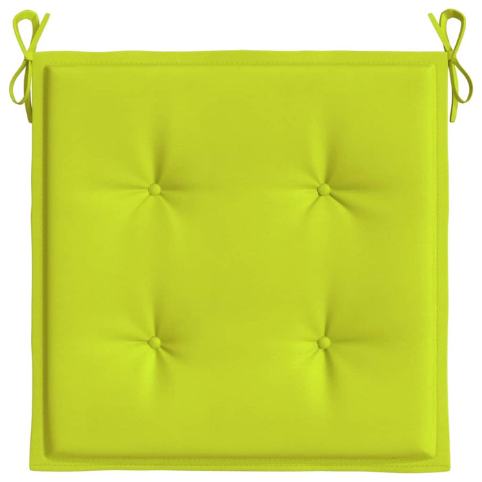 Perne scaune de grădină 4 buc. verde 50x50x4 cm țesătură Oxford - WALTI WALTI