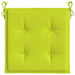 Perne scaune de grădină 4 buc. verde 50x50x4 cm țesătură Oxford - WALTI WALTI