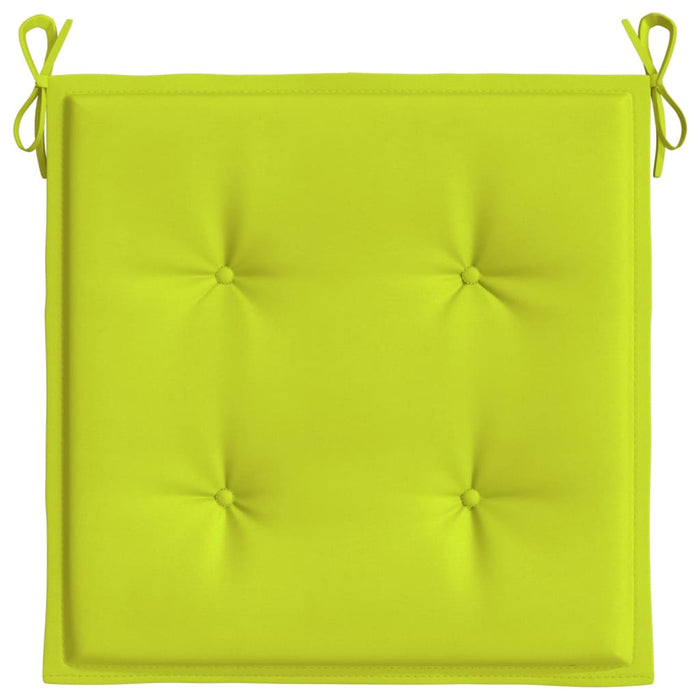 Perne scaune de grădină 6 buc. verde 50x50x4 cm țesătură Oxford WALTI