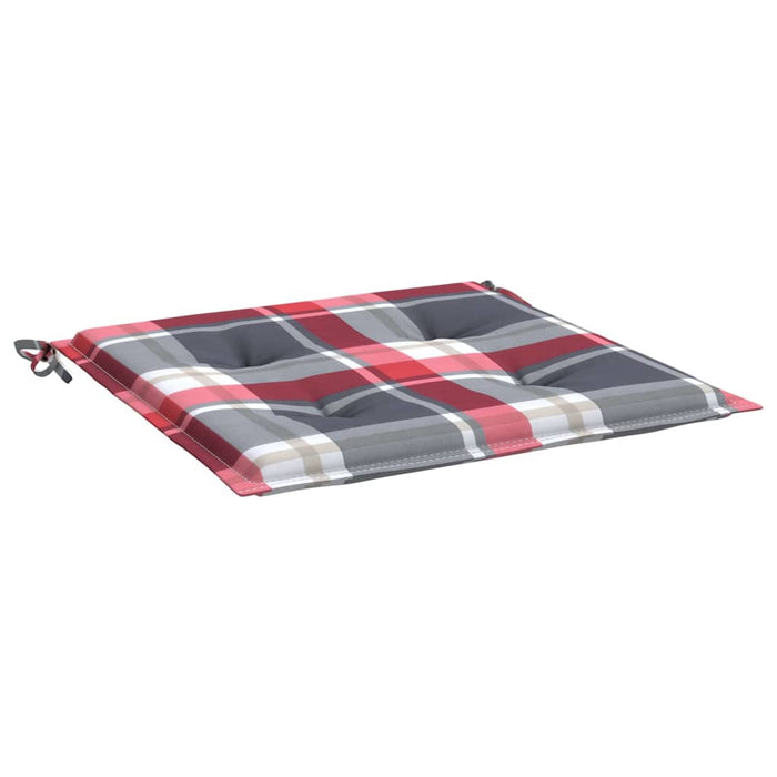 Perne de scaun carouri roșii, 6 buc., 50x50x4 cm, textil Oxford WALTI