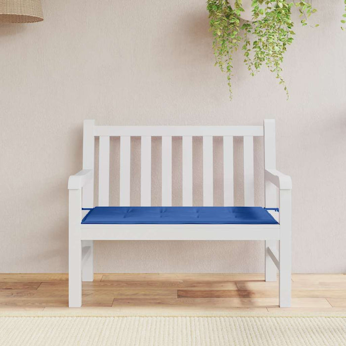 Pernă de bancă de grădină, albastru, 100x50x3 cm, textil oxford - WALTI WALTI