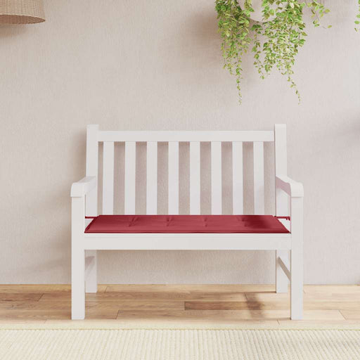Pernă de bancă de grădină, roșu, 120x50x3 cm, textil oxford - WALTI WALTI