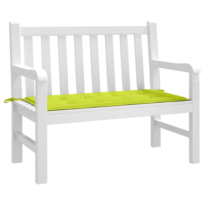 Pernă de bancă de grădină, verde, 120x50x4 cm, textil oxford WALTI